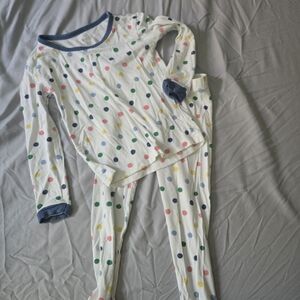 Kyte BABY Multicolor Polka Dot Kids Pajama Set